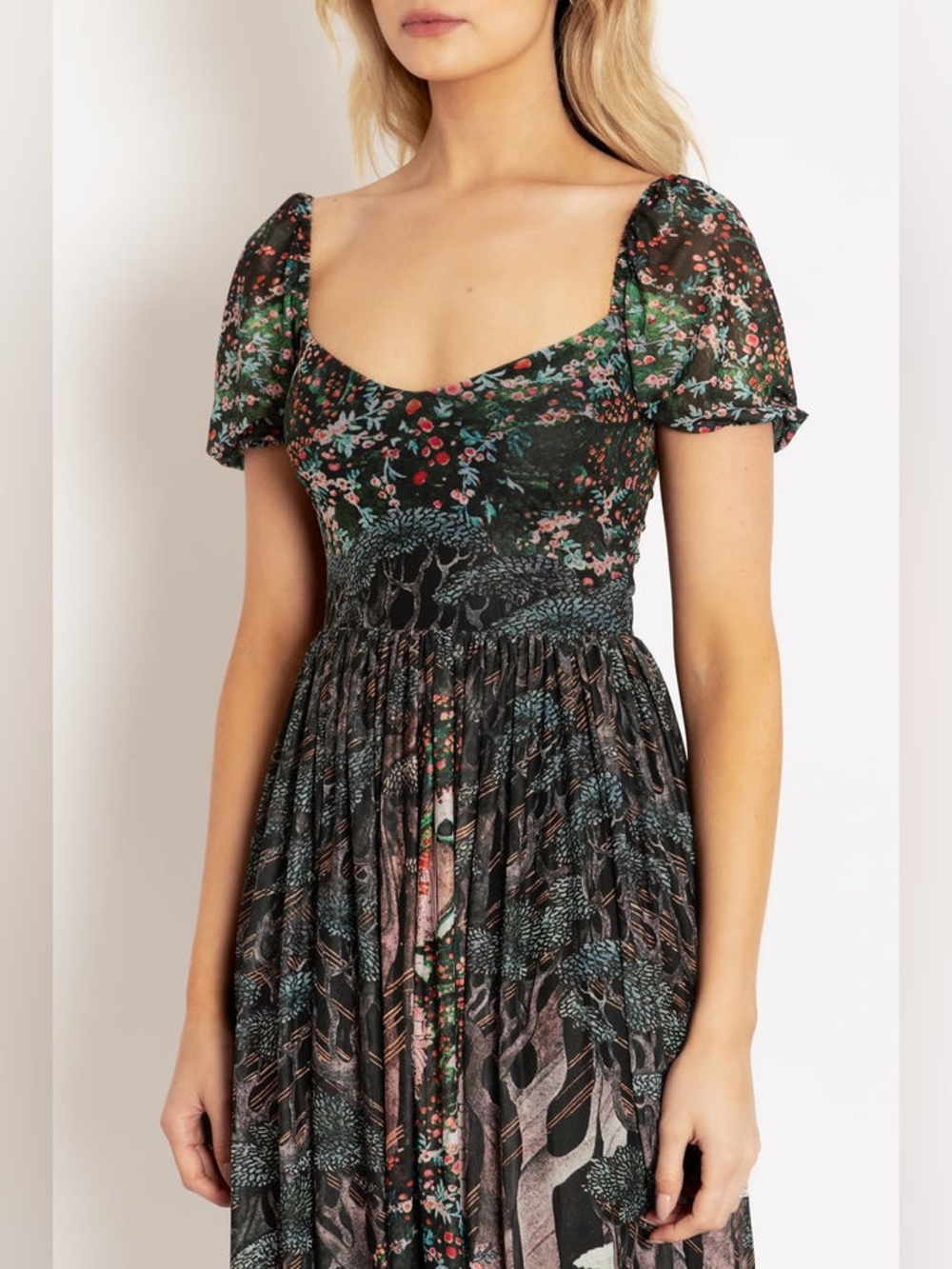 Rare BlackMilk | Nielsen Sleeping Beauty Midaxi Dress - Picture 5 of 12